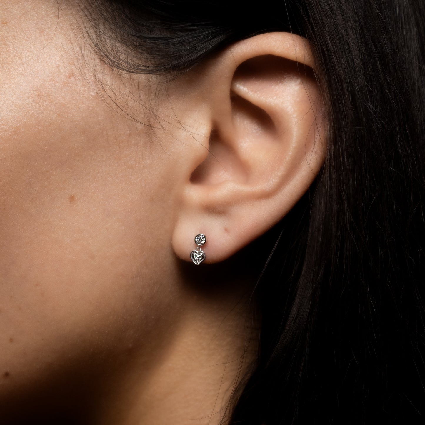 Rosa Diamond Stud Piercing