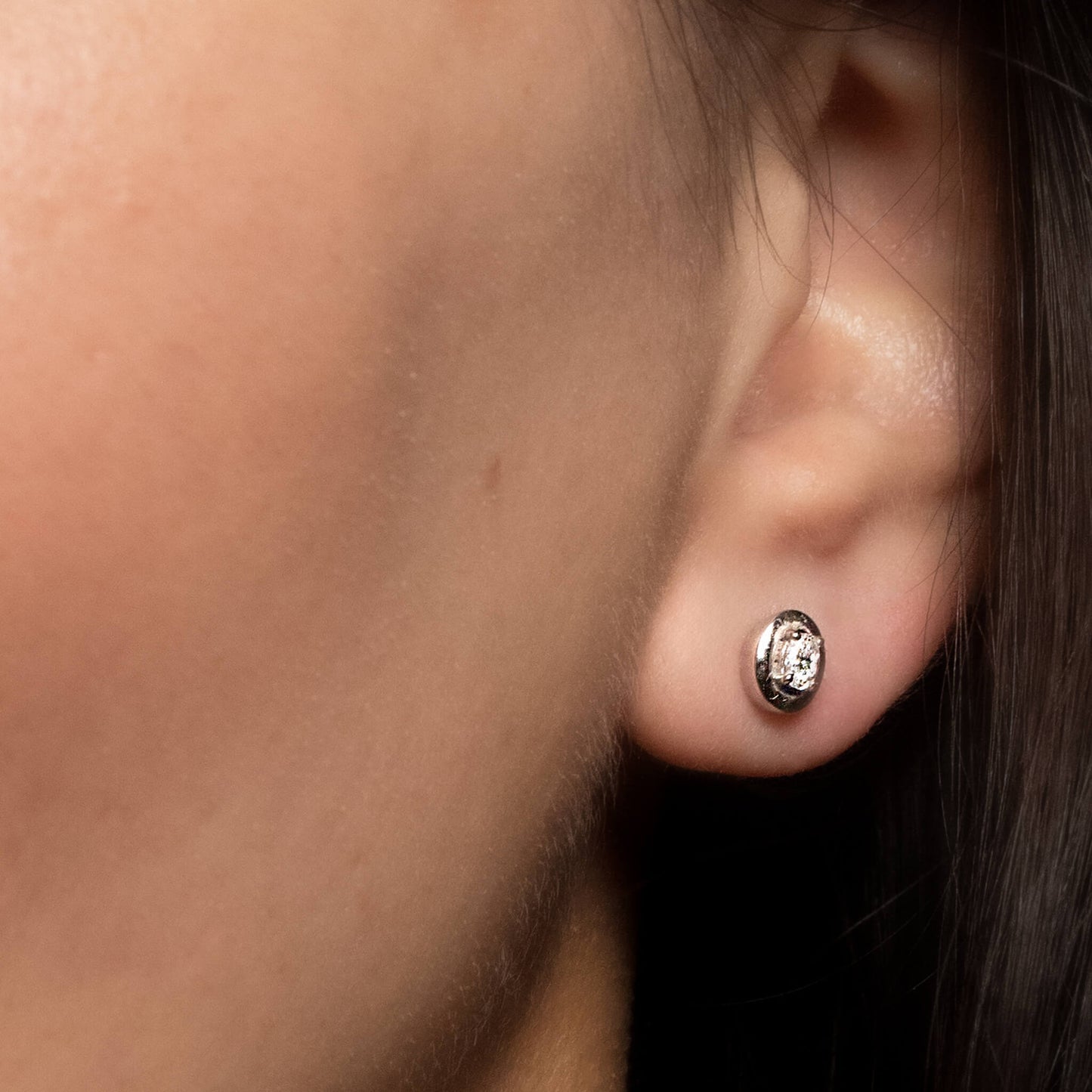 Betty Bezel Diamond Studs