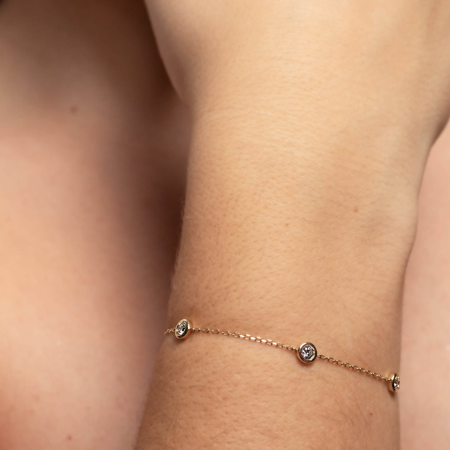Gaeta 5 Diamond Bezel Bracelet