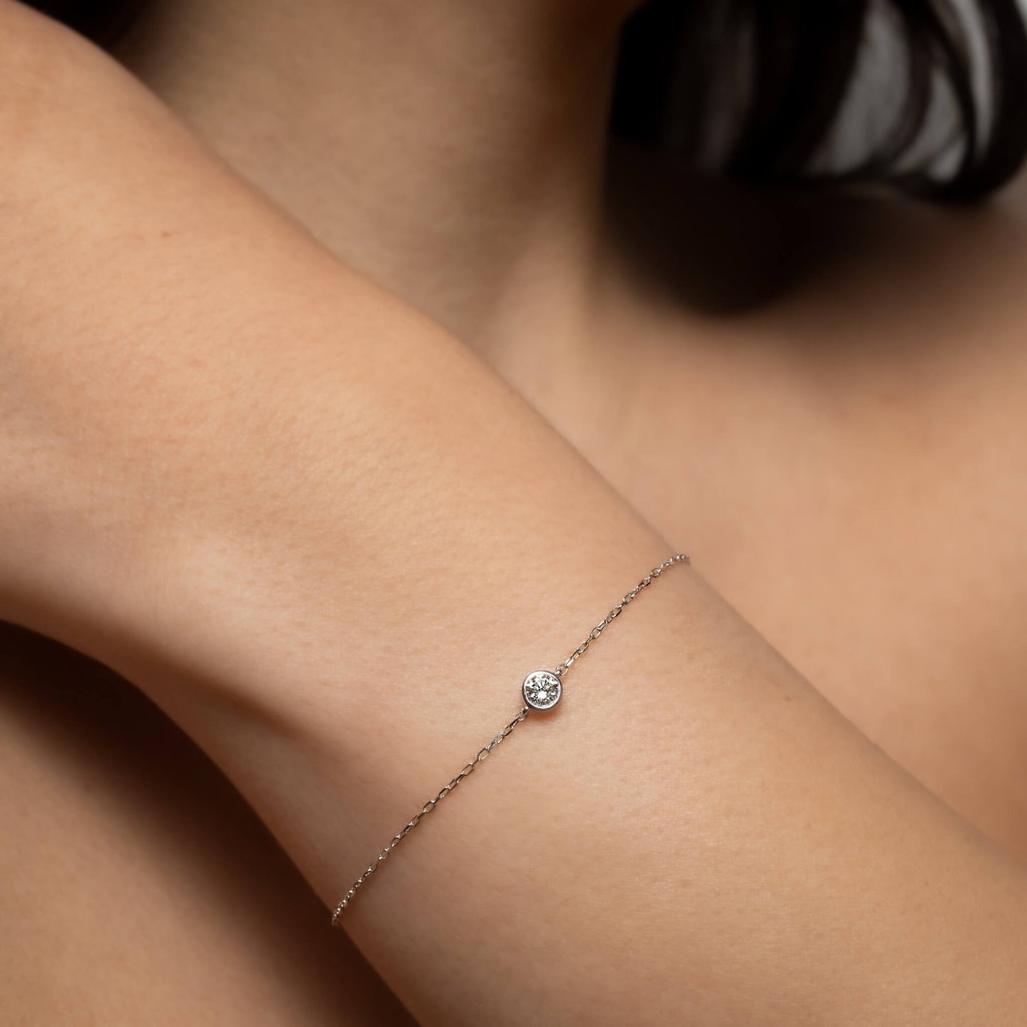 Mara Diamond Bezel Bracelet